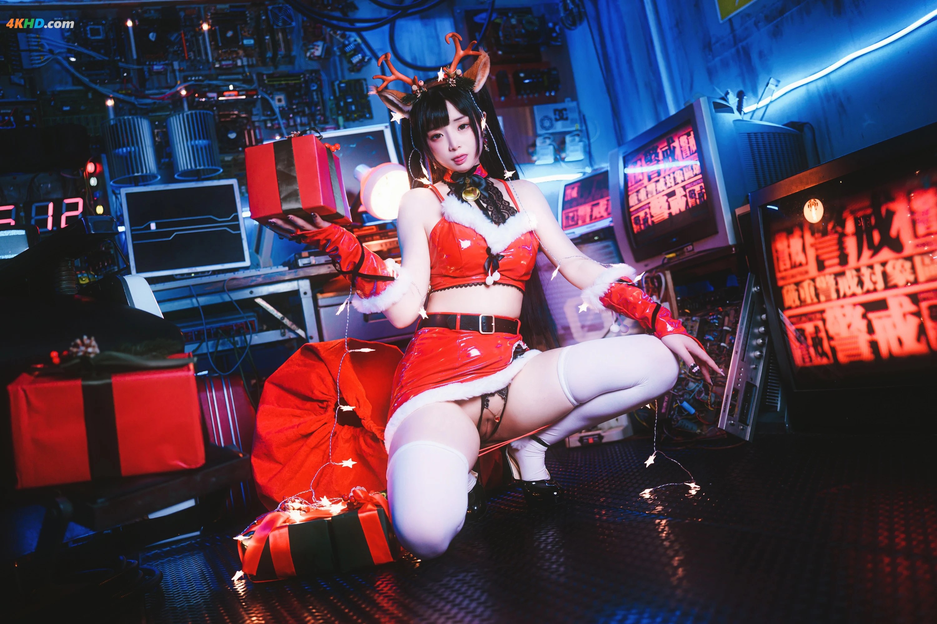 cosplay 落落Raku Dear Deer[ 437MB-63photos]